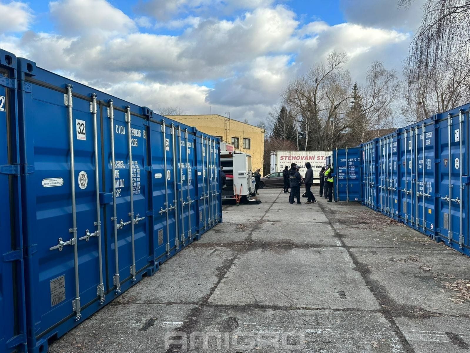 Pronájem skladovacího kontejneru, 15 m2, Malhostovice