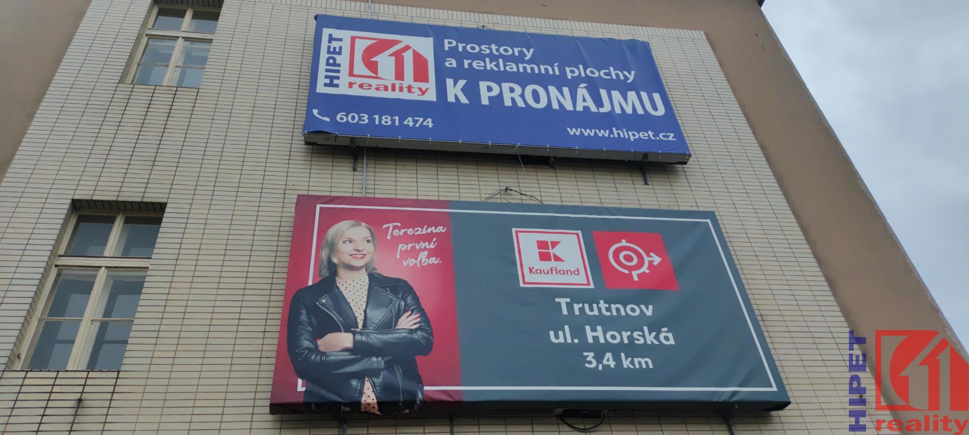 Nabídka pronájmu reklamní plochy v Trutnově