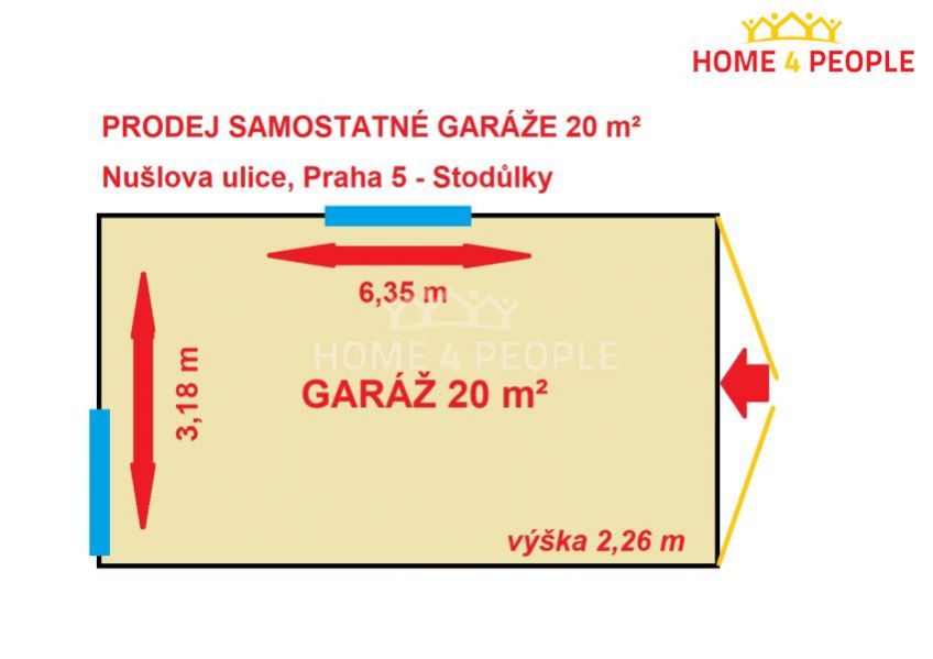 Prodej garáže 20 m, OV, Praha 5 - Stodůlky, obrázek č. 1