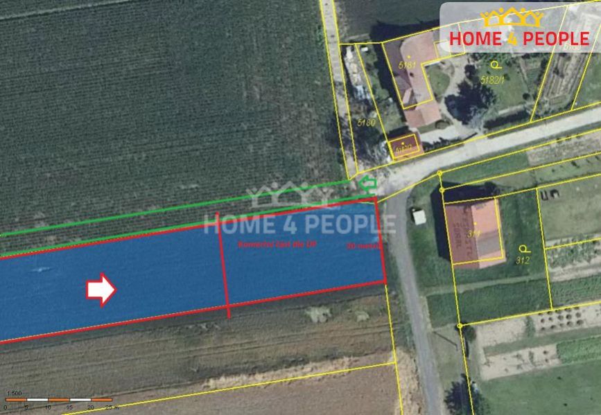 Prodej komerčního pozemku 4485 m2, obrázek č. 2
