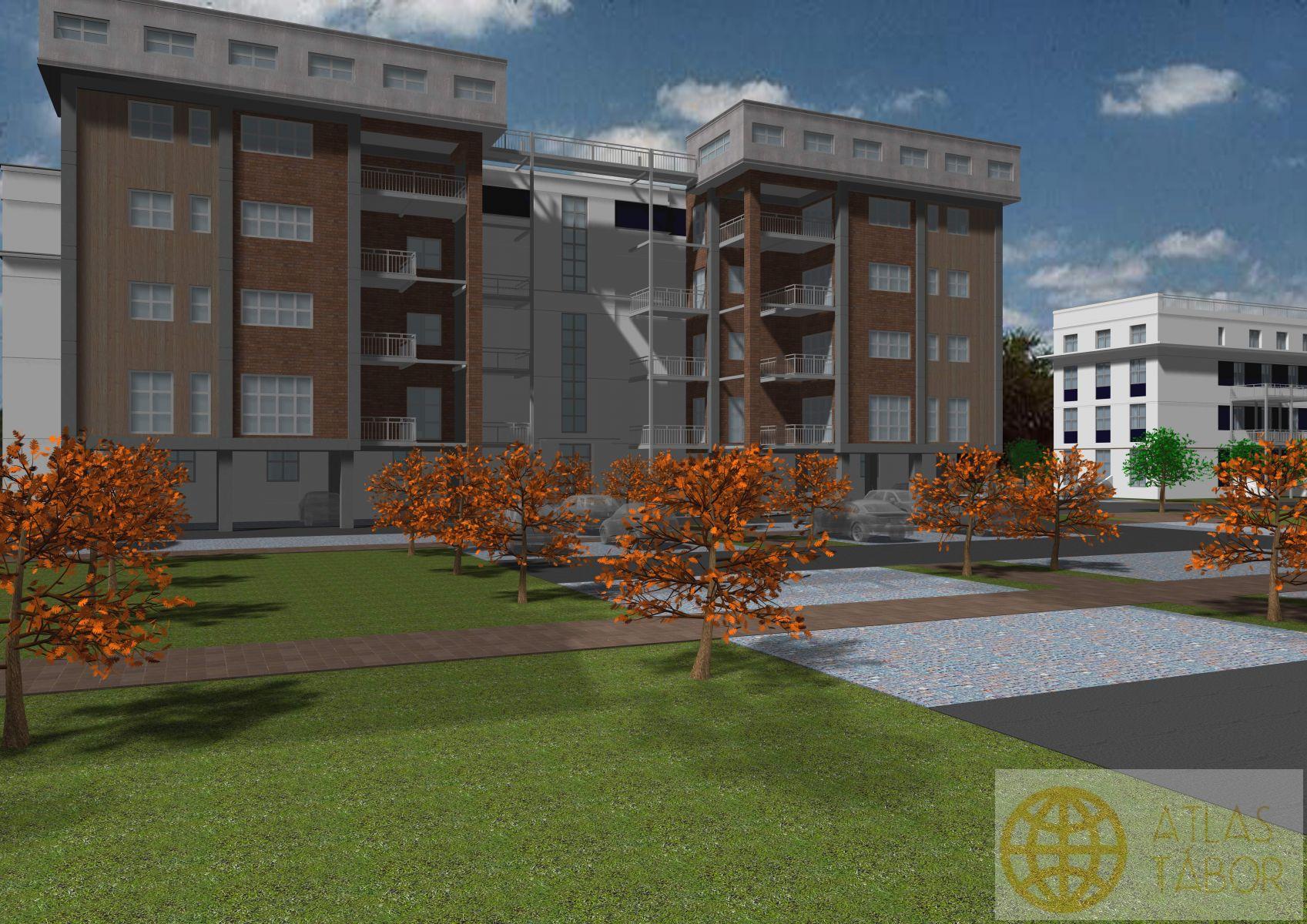 Nabídka nových bytů v projektu Dvorce II - byt č. 2.8.-1kk  - 2.NP, obrázek č. 1