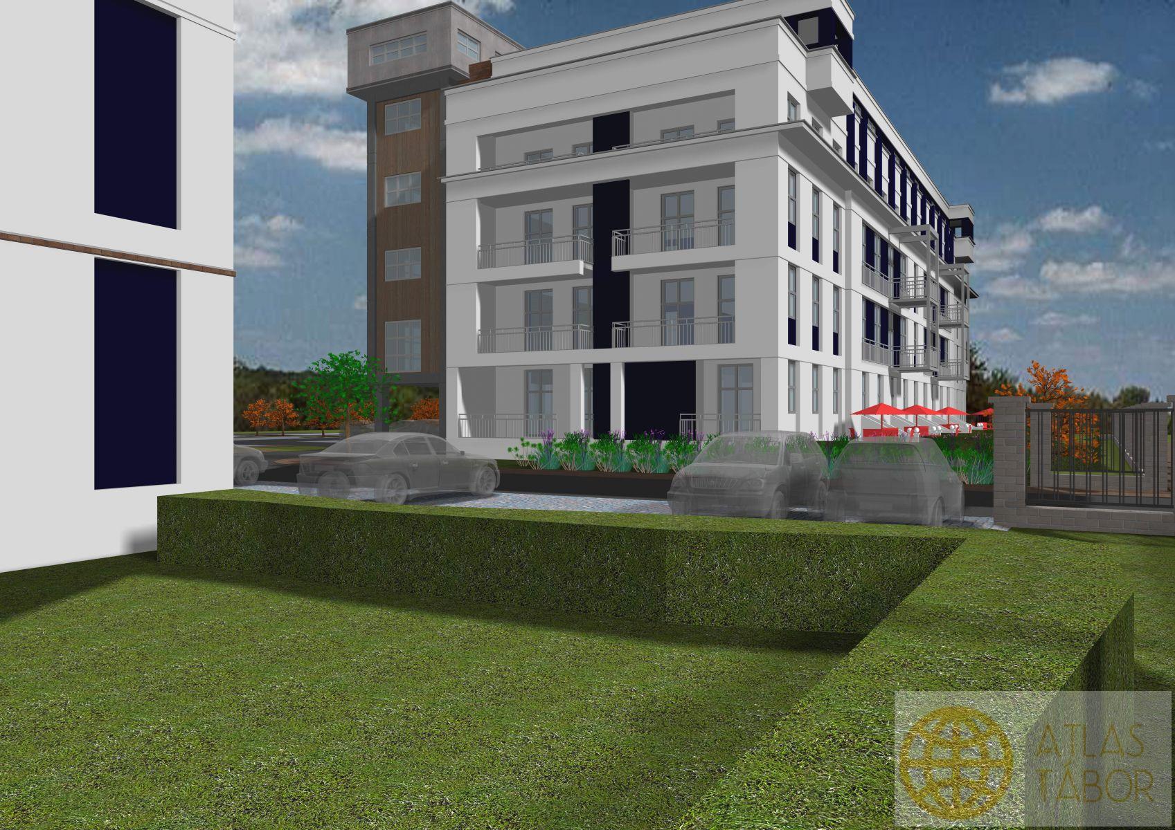 Nabídka nových bytů v projektu Dvorce II - byt č. 3.4.-2kk s terasou  - 3.NP