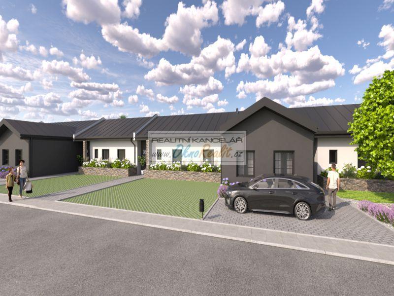 Prodej budoucího RD  3+kk o výměře 67,4 m2 s pozemkem o výměře 206 m2  v obci Přerov XI- Vinary