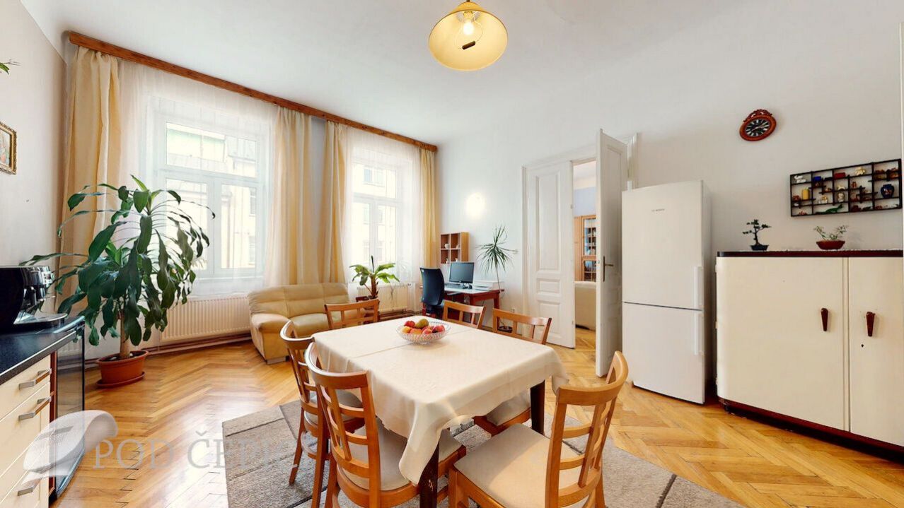 Prodej bytu 4+kk v OV s balkonem, sklepem a půdou, ul. Hybešova, Staré Brno, obrázek č. 1
