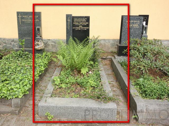 Nabídka hrobového místa na Malvazinkách Praha 5