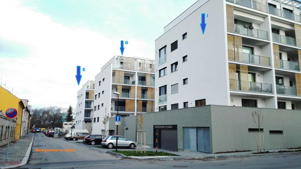 Pronájem  bytu 3+kk s terasou a GS u Šantovky - Rokycanova ul.