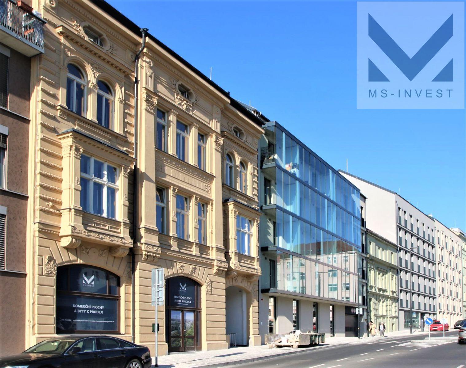 Obchodní prostor s terasou, 216 + 12 m2, v projektu Žižkovské pavlače, Praha 3, obrázek č. 1