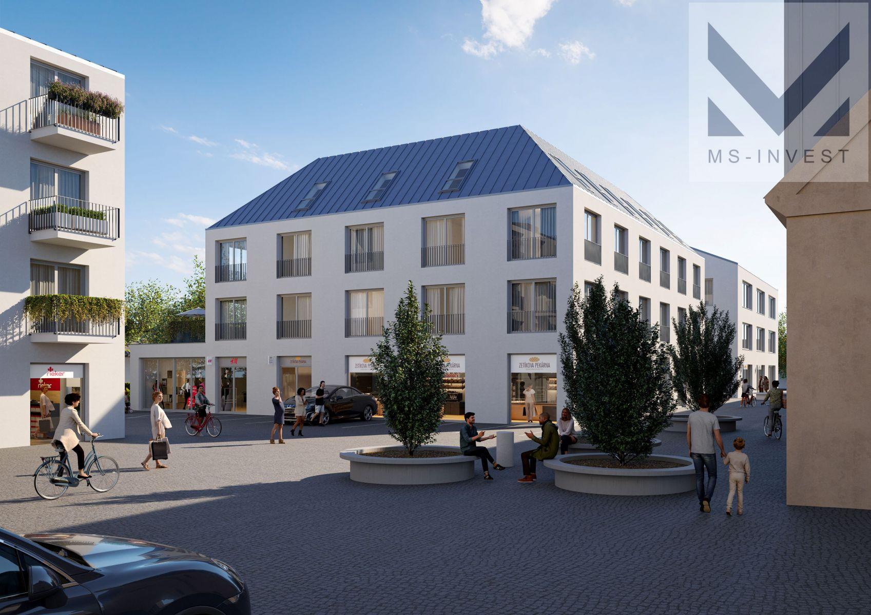Prodej komerčního prostoru o ploše 103 m2 v 1. NP nového projektu Centrum Hostivice, obrázek č. 2