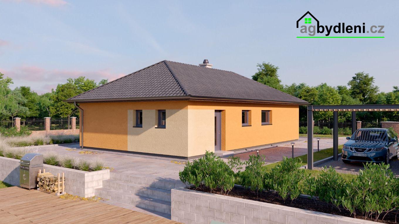 Prodej novostavby rodinného domu 4+kk, 87 m2 na pozemku 849 m2, Plesná - Lomnička, okres Cheb