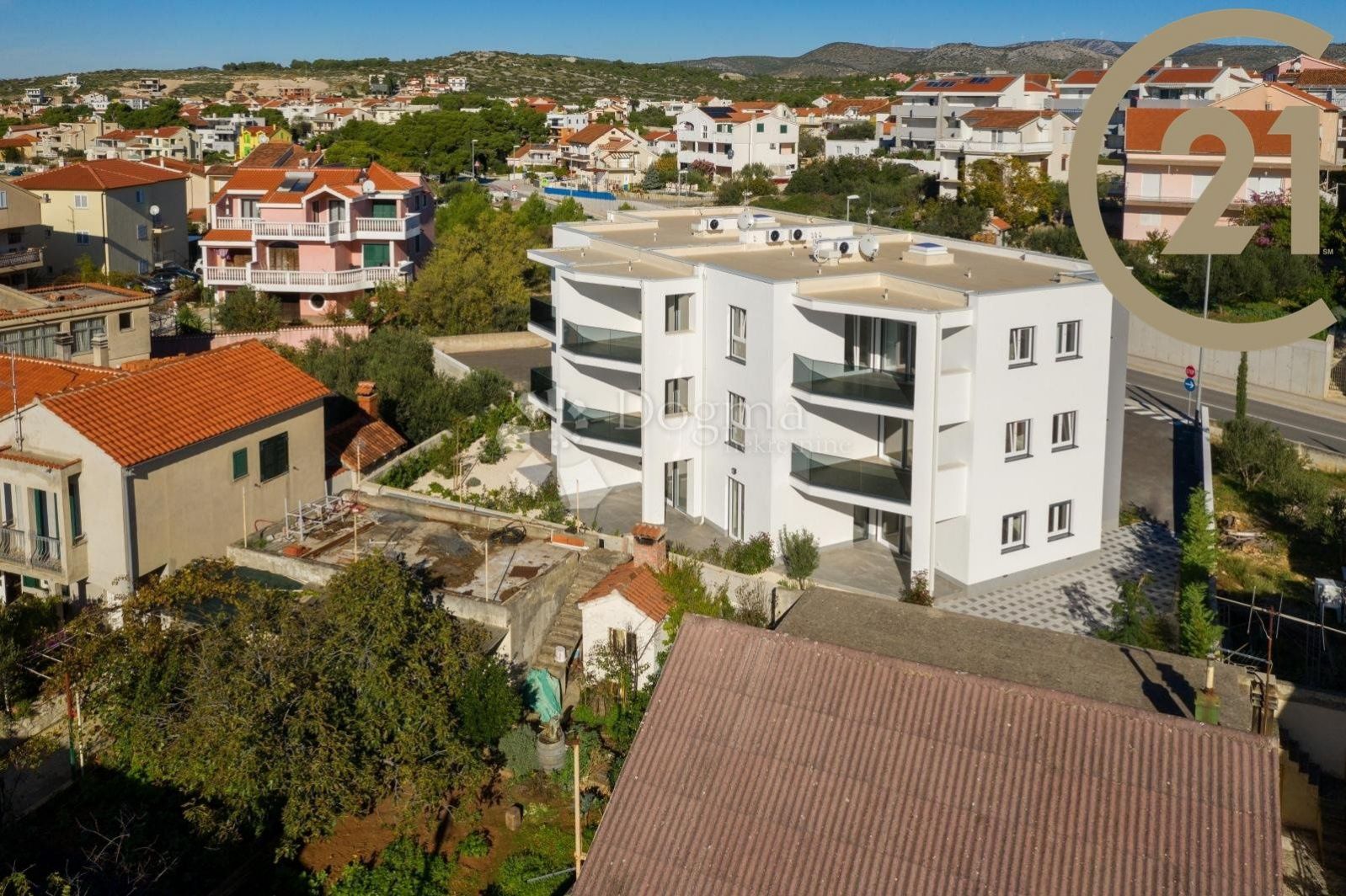 Novostavba bytu, 120 m od moře,  Brodarica, Šibenik