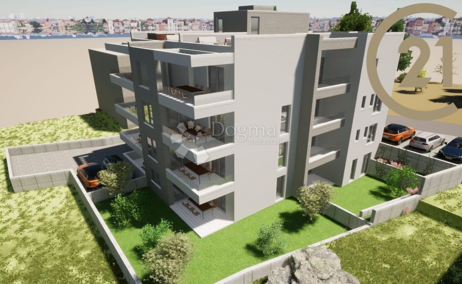 Novostavba bytu s terasou a zahrádkou v blízkosti moře,  Čiovo, Trogir, obrázek č. 2