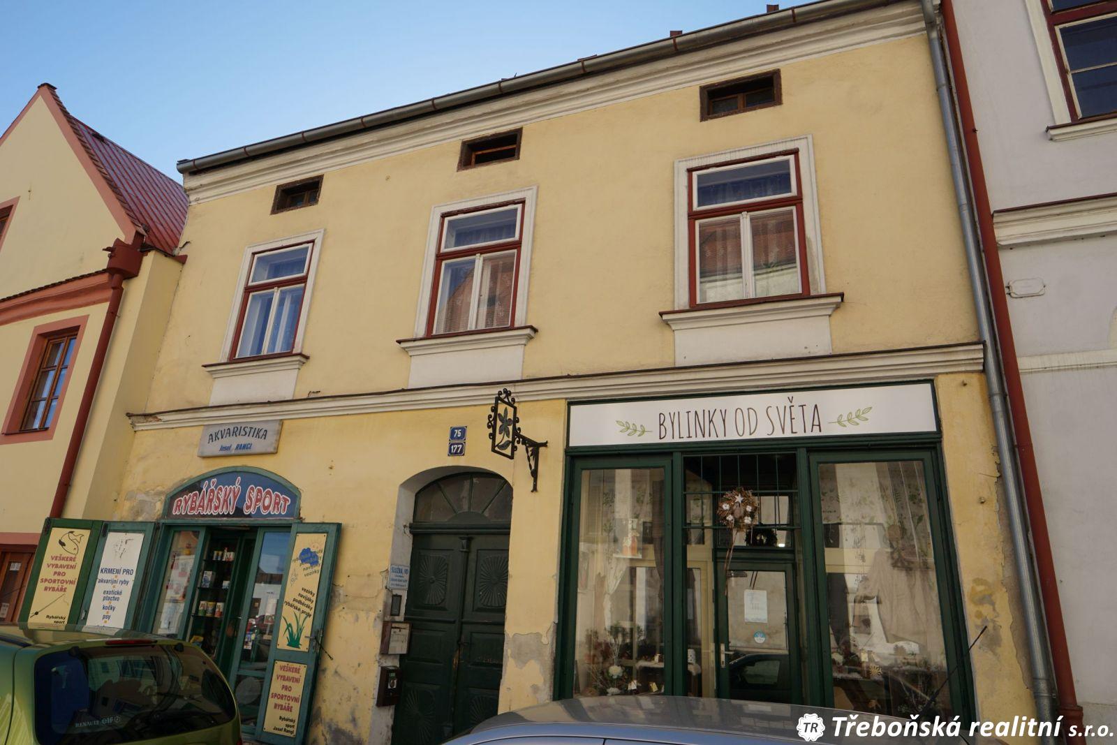 Prodej komerčního domu v historickém centru Třeboně