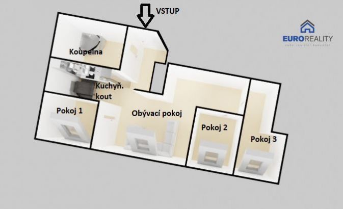 Pronájem, apartmán 4+kk, 120 m2, Plzeň - město, ul. Zbrojnická, obrázek č. 2