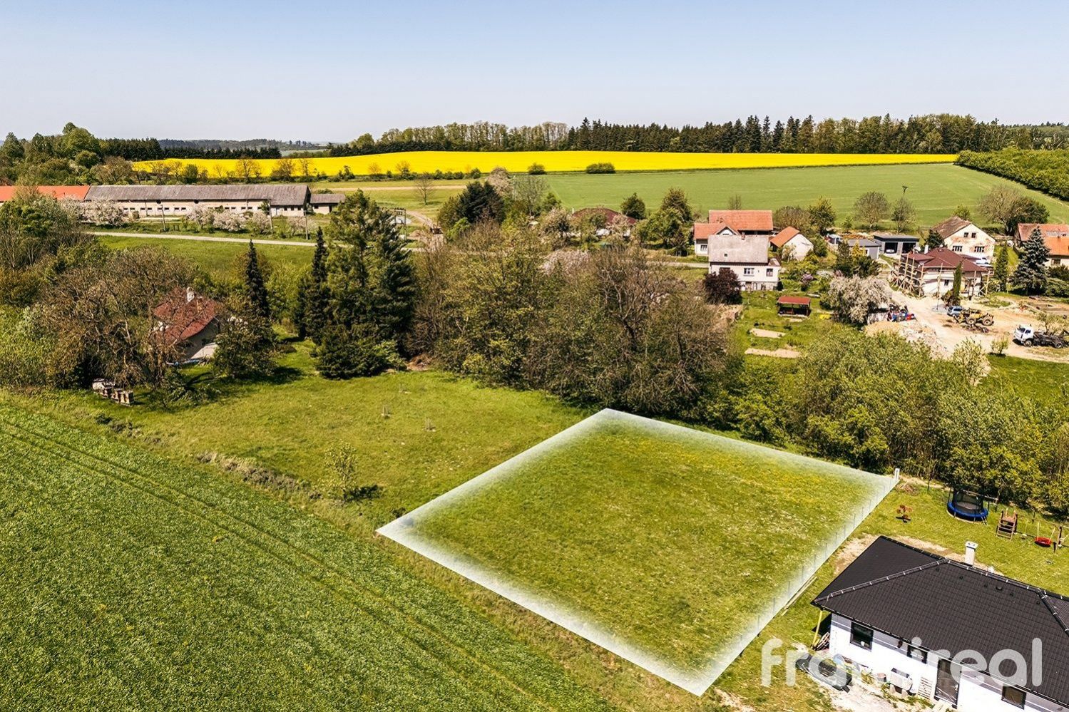 Prodej pozemky pro bydlení, 1 291 m2 - Řendějov, obrázek č. 1