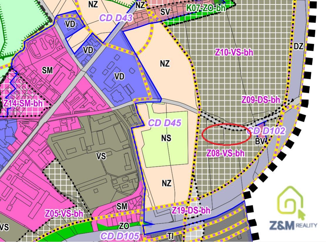 Pozemek určený pro komerční výstavbu o výměře 3105m2 Karlovy Vary-Bohatice