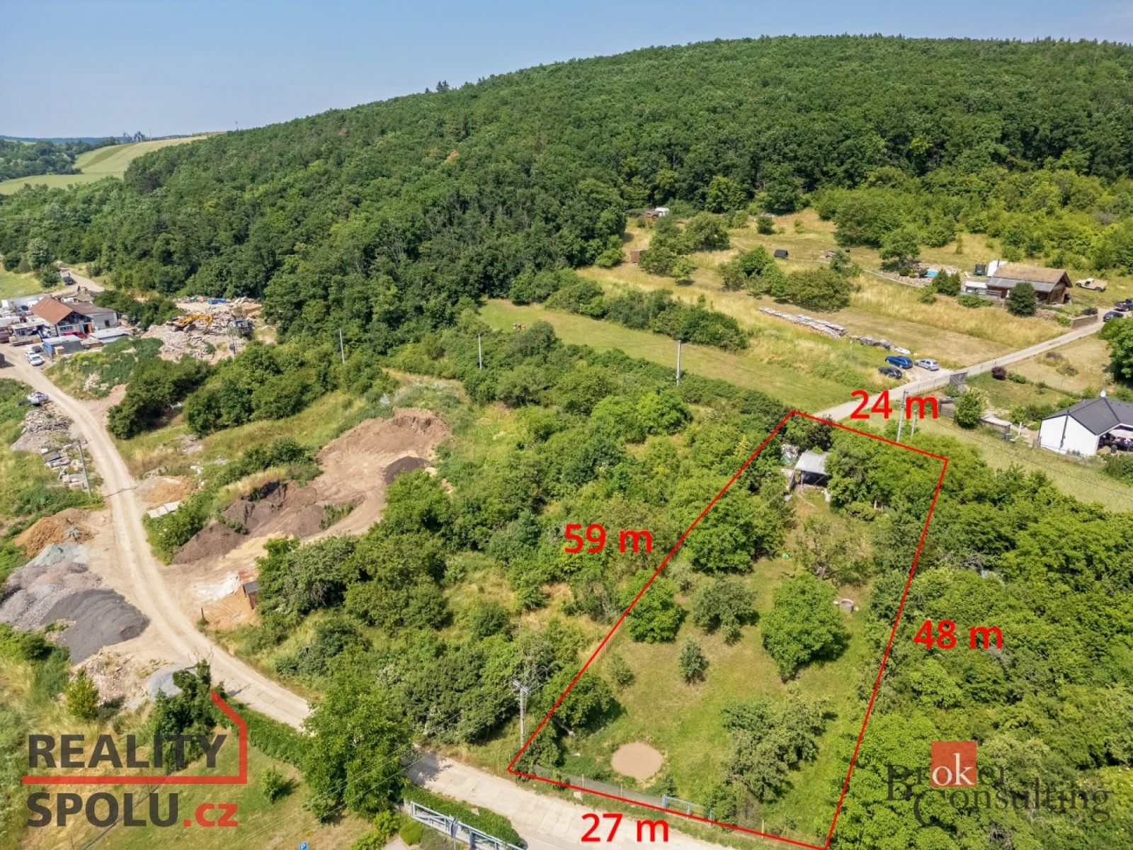 Prodej, pozemky/bydlení, 1361 m2, Chmelníky, Lelekovice, Brno-venkov [ID 58418], obrázek č. 1