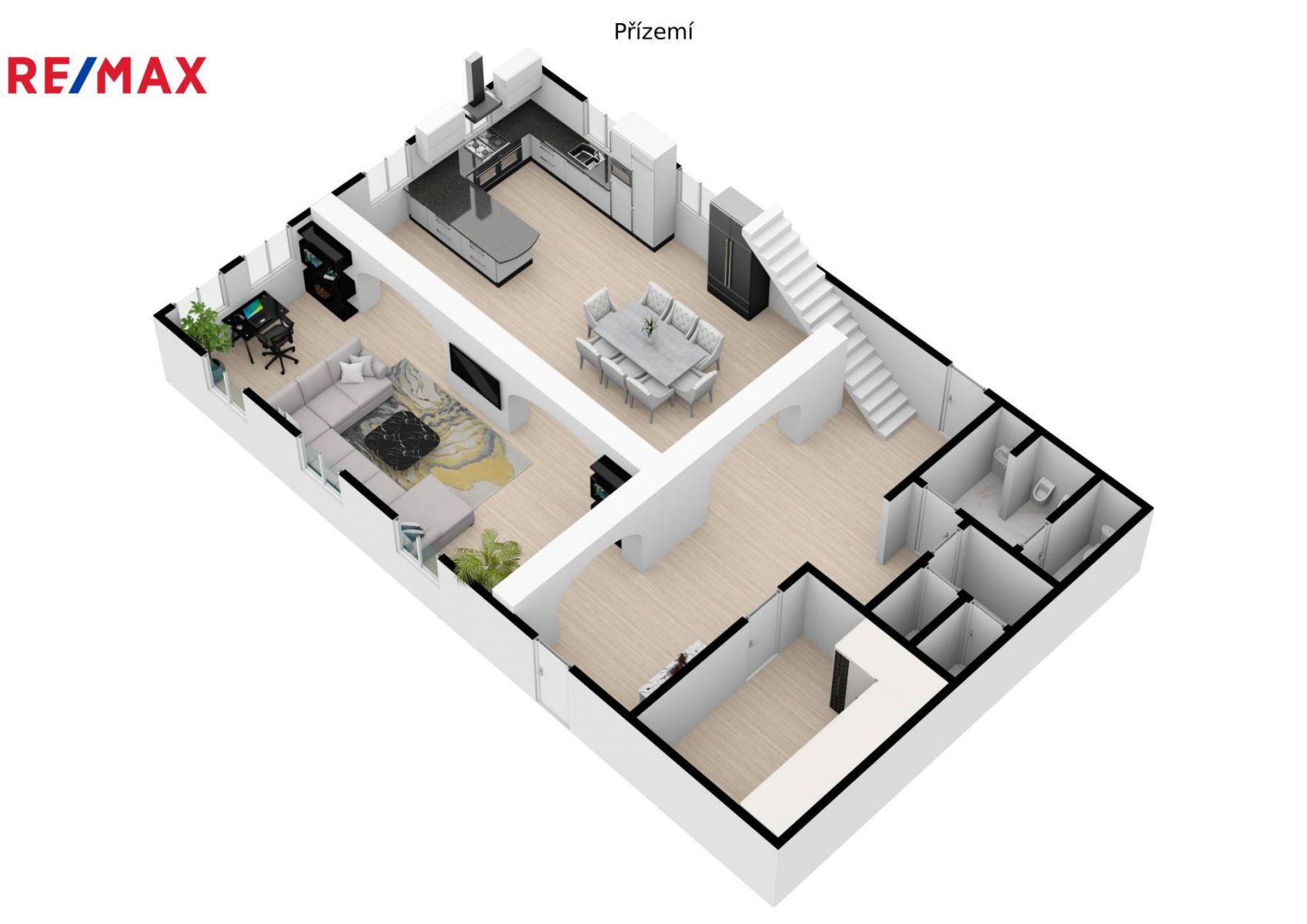 Novostavba nemovitosti k bydlení, i podnikání, o UP 256 m2 v Hodoníně., obrázek č.4