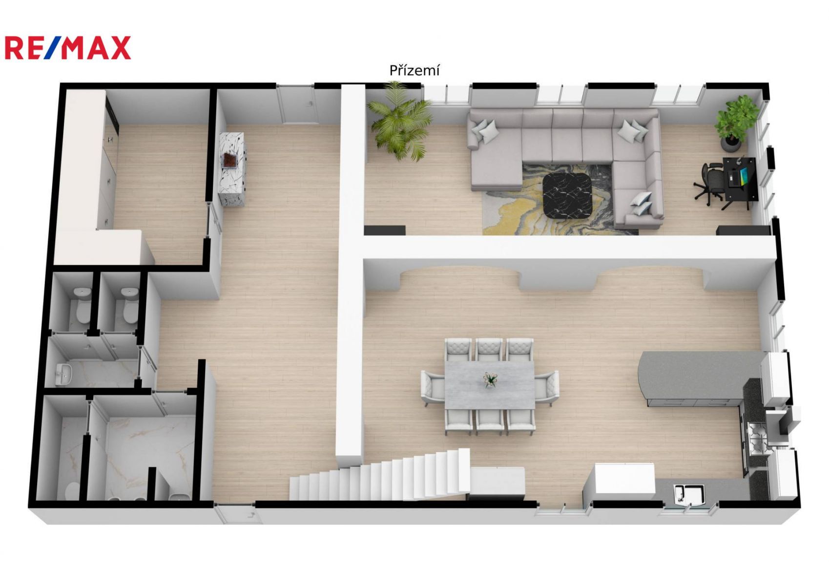 Novostavba nemovitosti k bydlení, i podnikání, o UP 256 m2 v Hodoníně., obrázek č.24