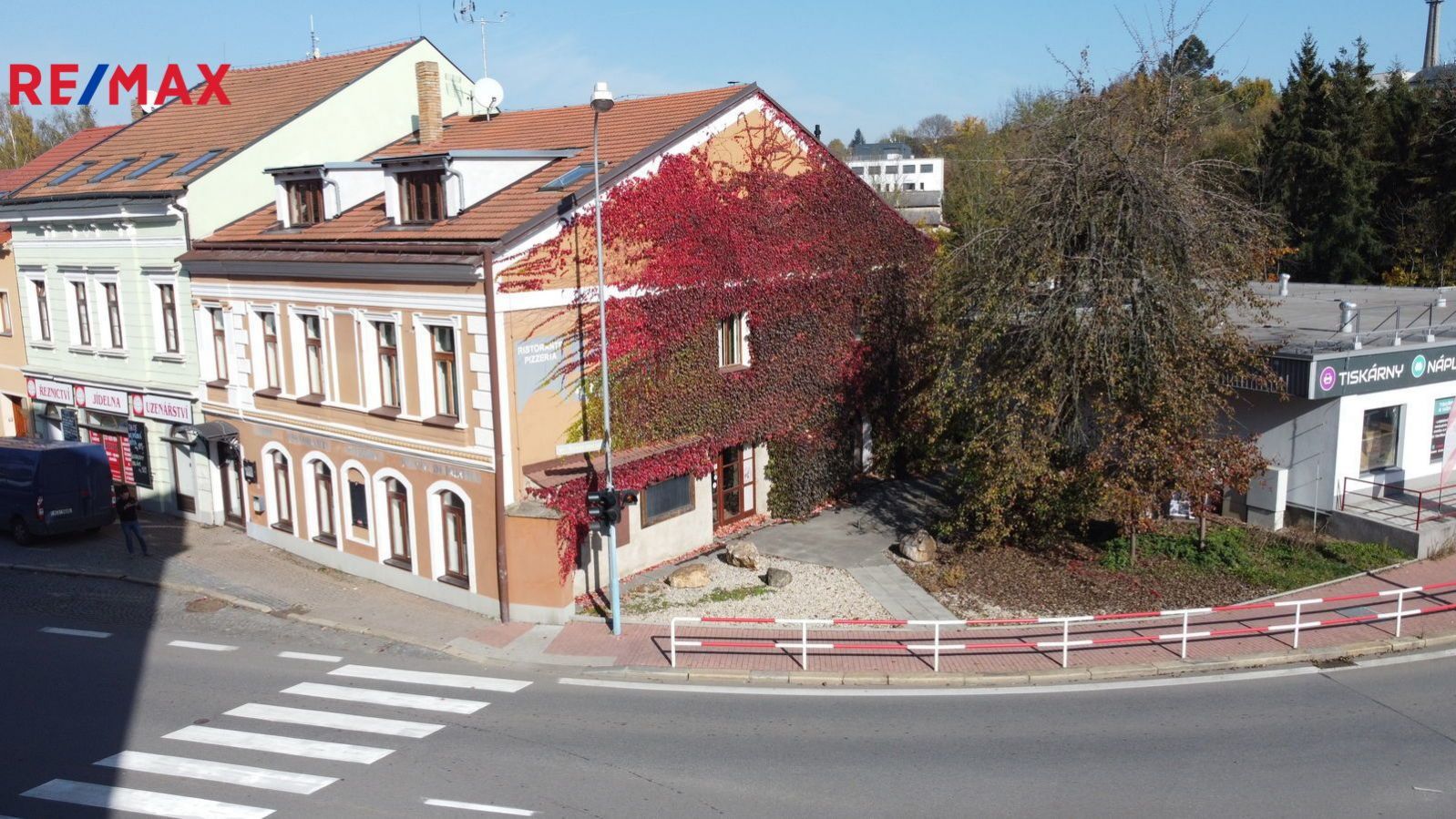 Prodej víceúčelového domu 478m2 v centru Pelhřimova, pozemek 677m2, obrázek č. 1