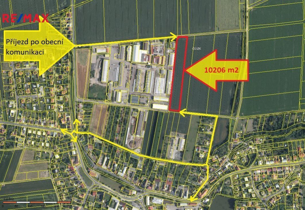 Prodej zemědělského pozemku o výměře 10206 m2, obec Dolany, obrázek č. 1