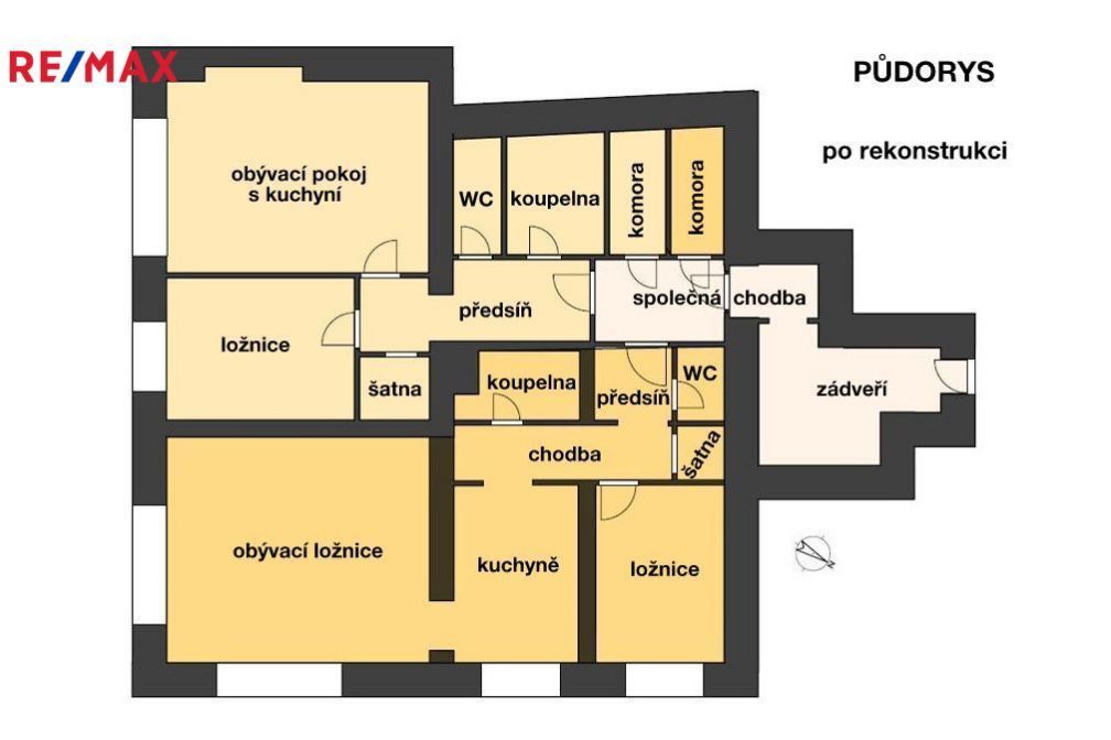 Prostor o vel. 130 m2 vhodný k přestavbě na dva byty  Nýrsko, ul. Petra Bezruče, obrázek č. 3