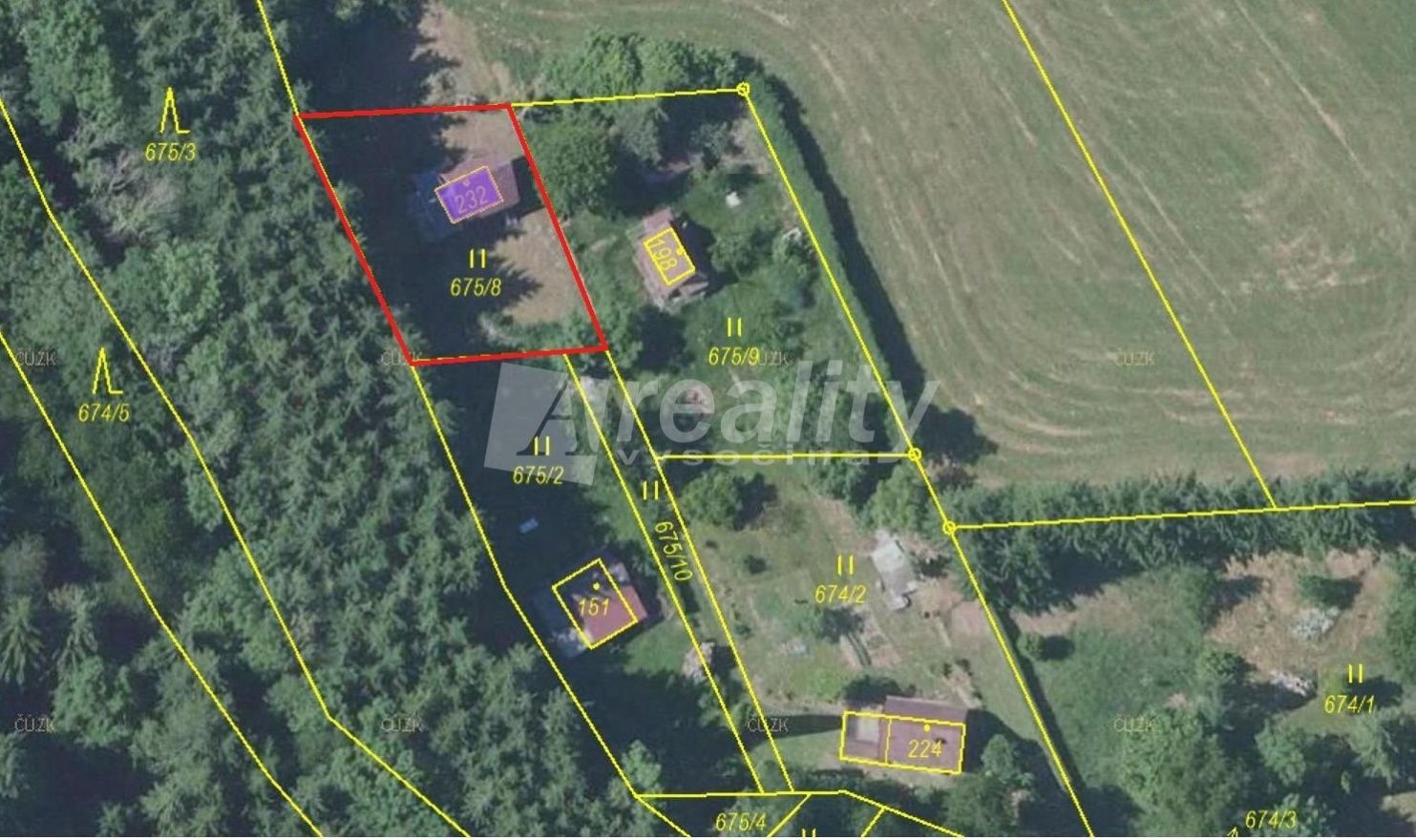 Prodej zděné chaty s pozemkem 427 m2, Chřenovice, okr. Havlíčkův Brod, obrázek č.13