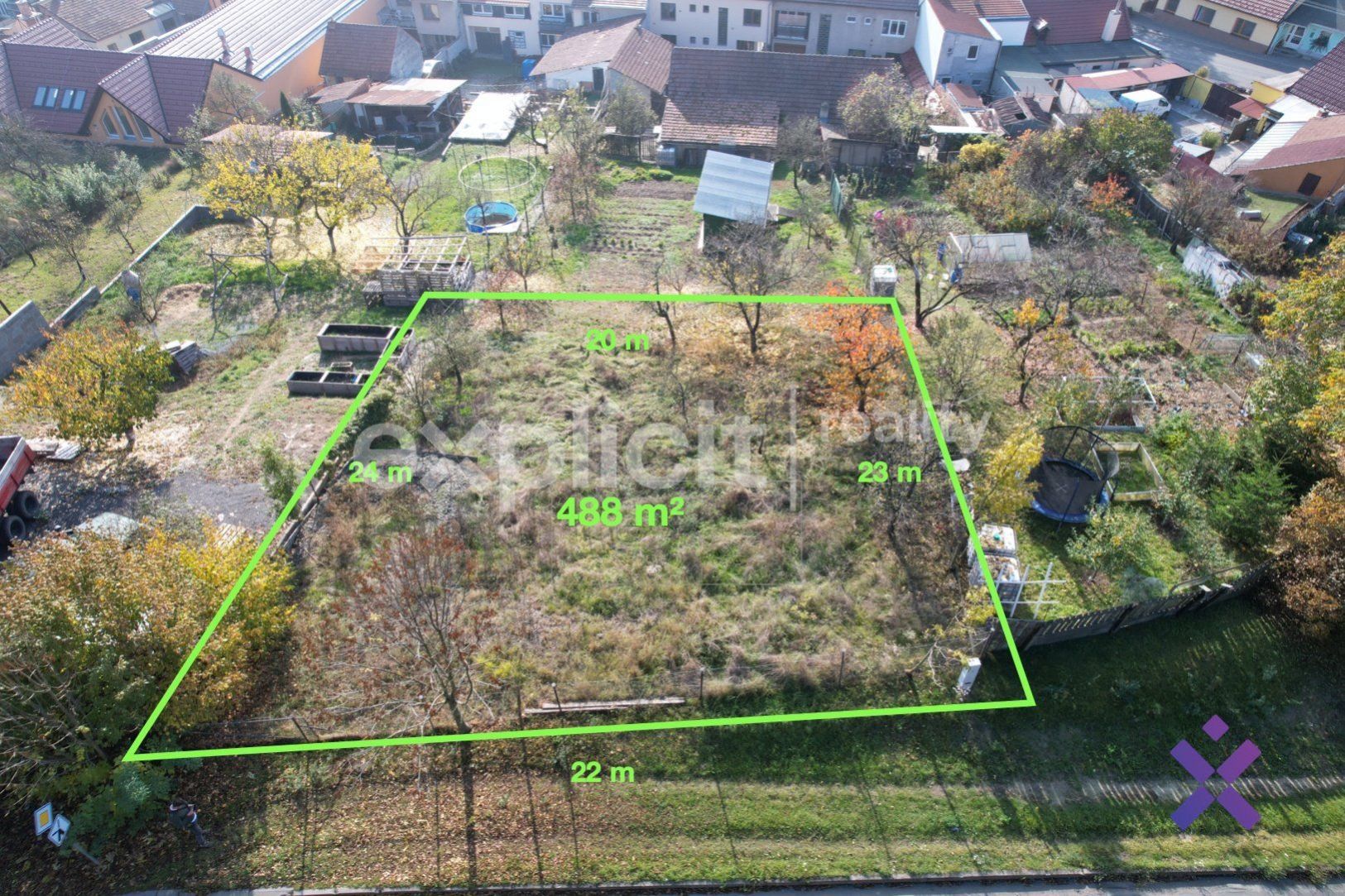 Prodej, Pozemky pro bydlení,  488 m2 - Letonice
