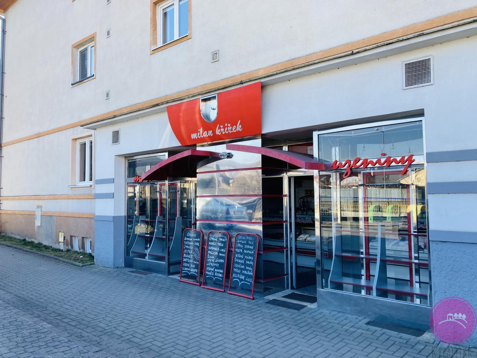 Pronájem zavedeného prodejního prostoru - masny, na ulici Jívavská ve Šternberku