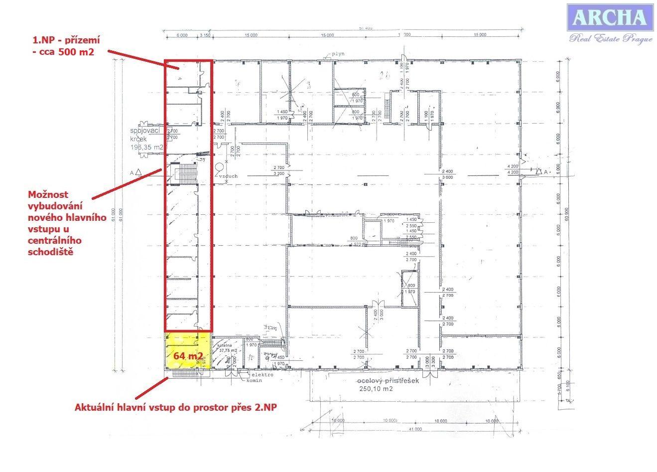 Nájem opravárenských či montážních prostor, 1060 m2,  LOUNY (Dálnice D7), obrázek č. 2