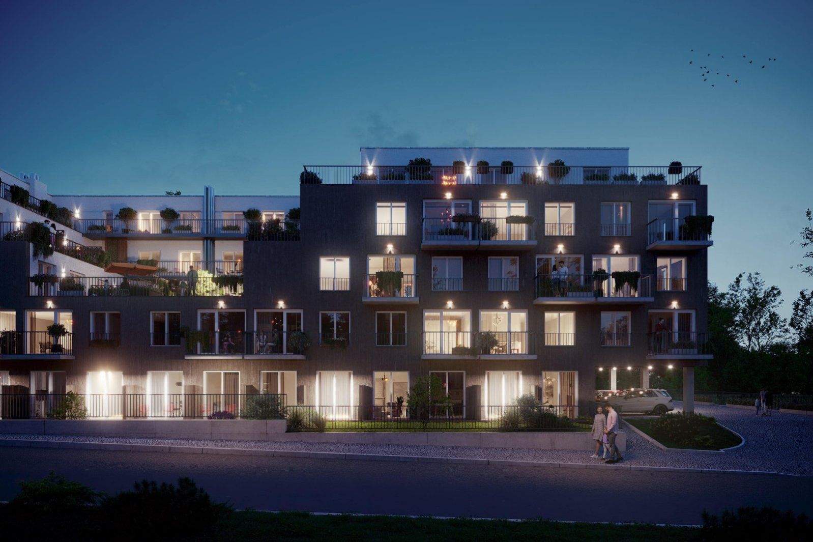 Nadstandardní byt 2+kk s balkonem a orientací na jih v projektu Zelené kaskády., obrázek č. 1