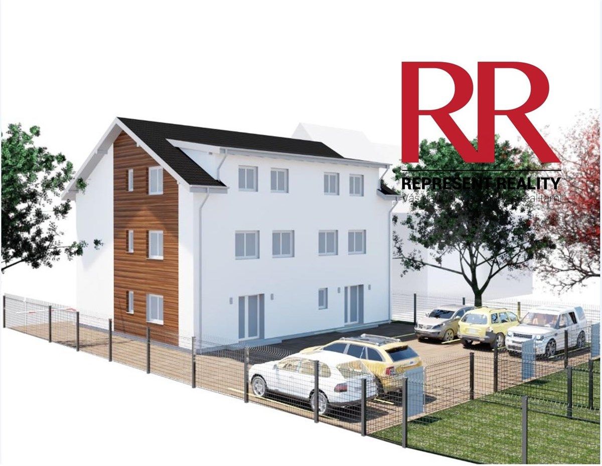 Prodej bytu 3+kk v Líšťanech, novostavba včetně parkovacího stání a zahrádky, developerský projekt