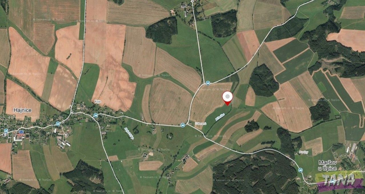 Zemědělský pozemek 3 591 m2 v obci Hajnice - Kyje, obrázek č. 3