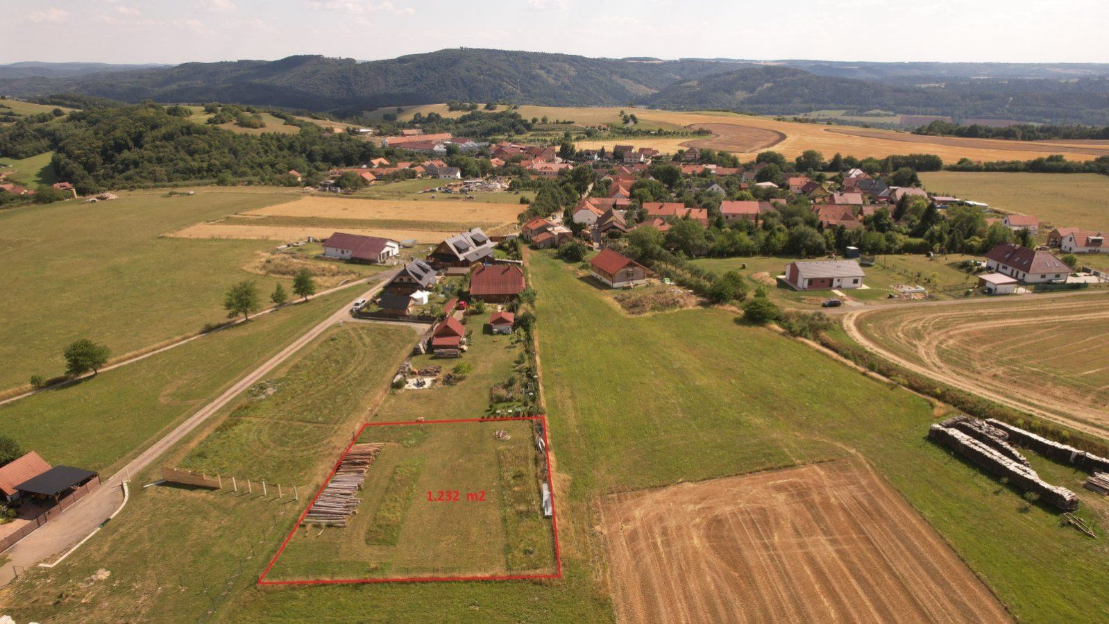 Prodej pozemku v obci Kaly u Tišnova, obrázek č. 1