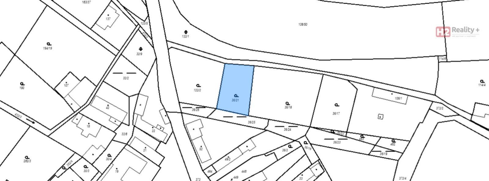 Prodej pozemku o velikosti 651 m2 v obci Dolní Chvatliny,(okres Kolín), obrázek č. 2