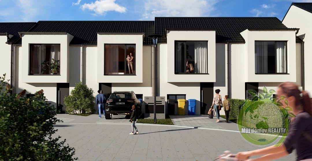 Prodej  developerského projektu rodinných domu 3kk,od 75.6 m2,do 122m2  + zahrada ., obrázek č. 2