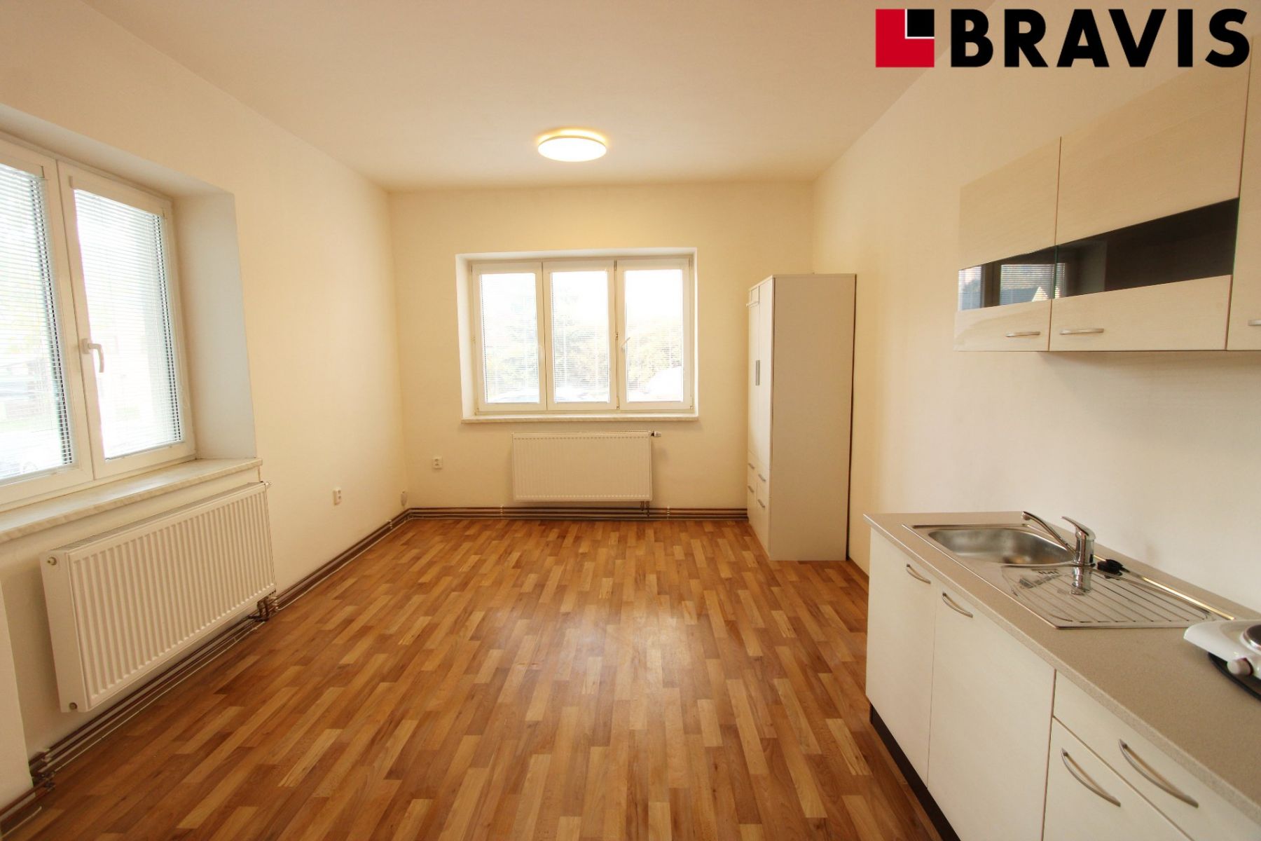 Pronájem bytu 1+kk, ul. Havelkova, Brno - Bohunice, přízemní, světlý, obrázek č. 1