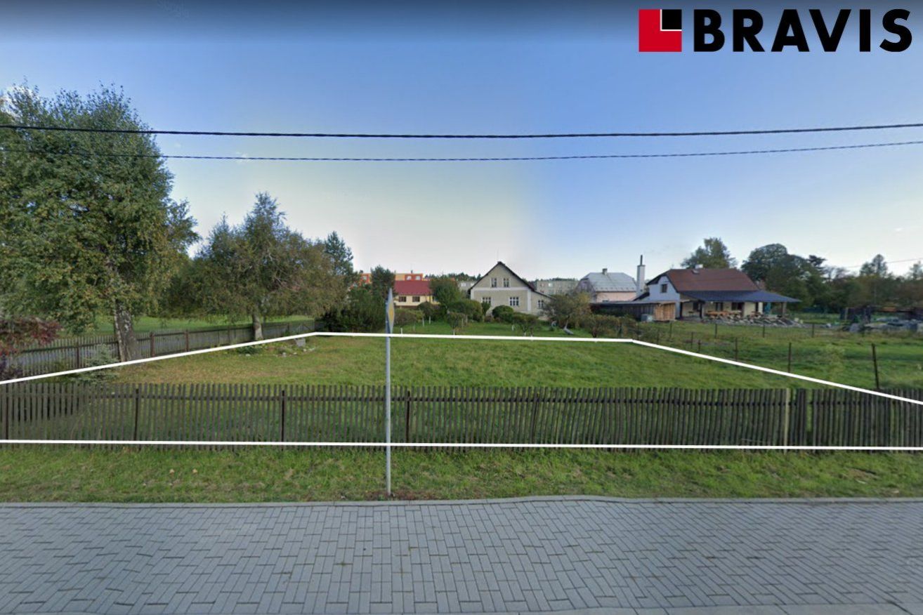 Prodej stavebního pozemku, obec Dětřichov nad Bystřicí, inženýrské sítě na hranici pozemku, obrázek č. 3