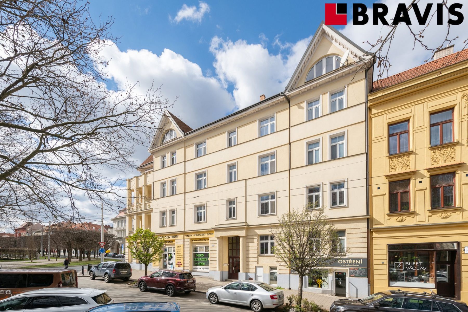Prodej bytu 4+kk na ulici Husitská, Brno - Královo Pole, mezonetový byt s krásným výhledem na park S, obrázek č. 3