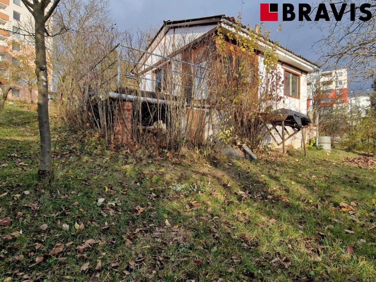 Prodej pozemku/zahrady s chatou, Brno - Bystrc, 907 m2, příjezd k pozemku, obrázek č. 1