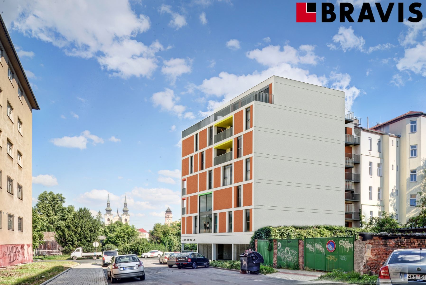 Prodej bytu 1+kk v novostavbě, možnost parkování, družstevní nebo osobní vlastnictví, Brno centrum, obrázek č. 1