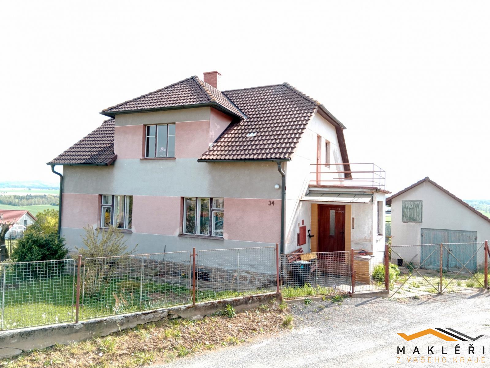 Prodej rodinného domu s garáží a zahradou - Obrvaň, Ledeč nad Sázavou, obrázek č. 1