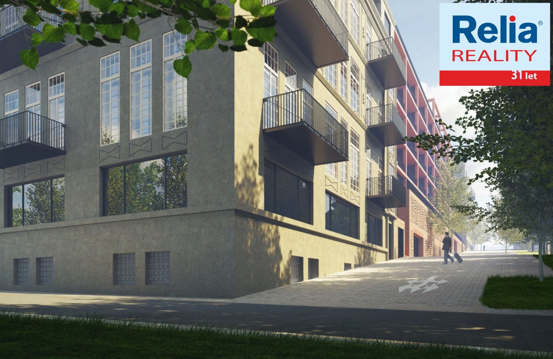 Prodej bytu 3+kk s balkónem 89 m2,  park. stání v centru Liberce - Tiskárna Kristiánov, obrázek č. 1