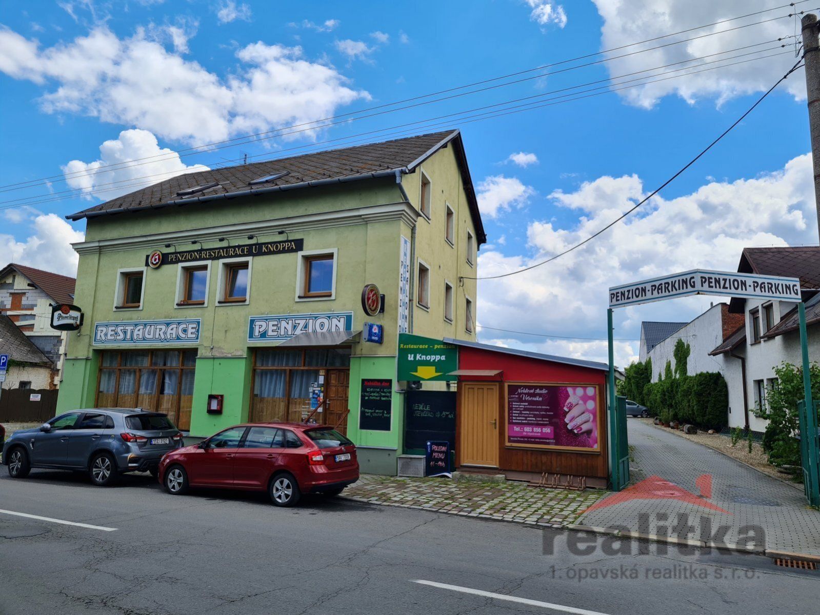 Prodej zavedeného penzionu s restaurací "U Knoppa", Hlavní ul., Opava., obrázek č. 1