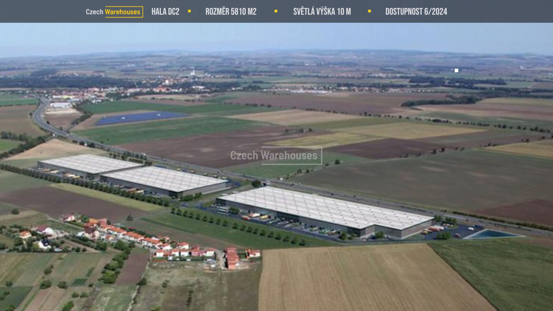 Skladové a výrobní prostory, 5811 m2, Brno-Syrovice