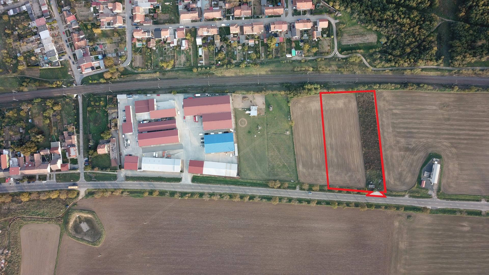 Nabízíme k prodeji komerční pozemky v obci Holasice, Brno venkov