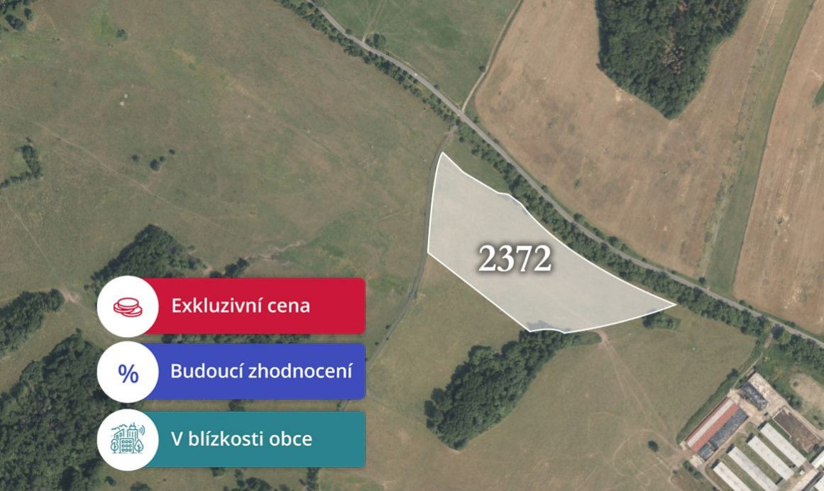 Zemědělská půda, prodej, Čáslav, Verneřice, Děčín, obrázek č. 1