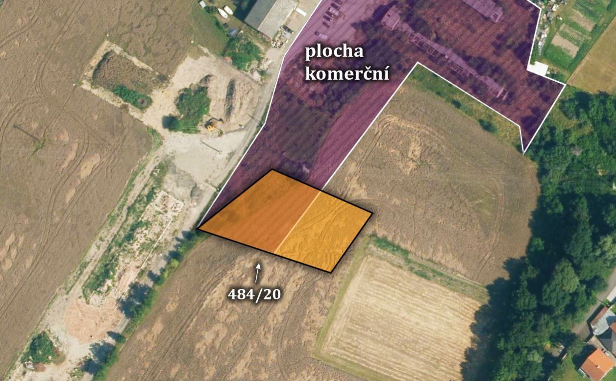 Pozemek, komerční, prodej, Polabiny, Pardubice