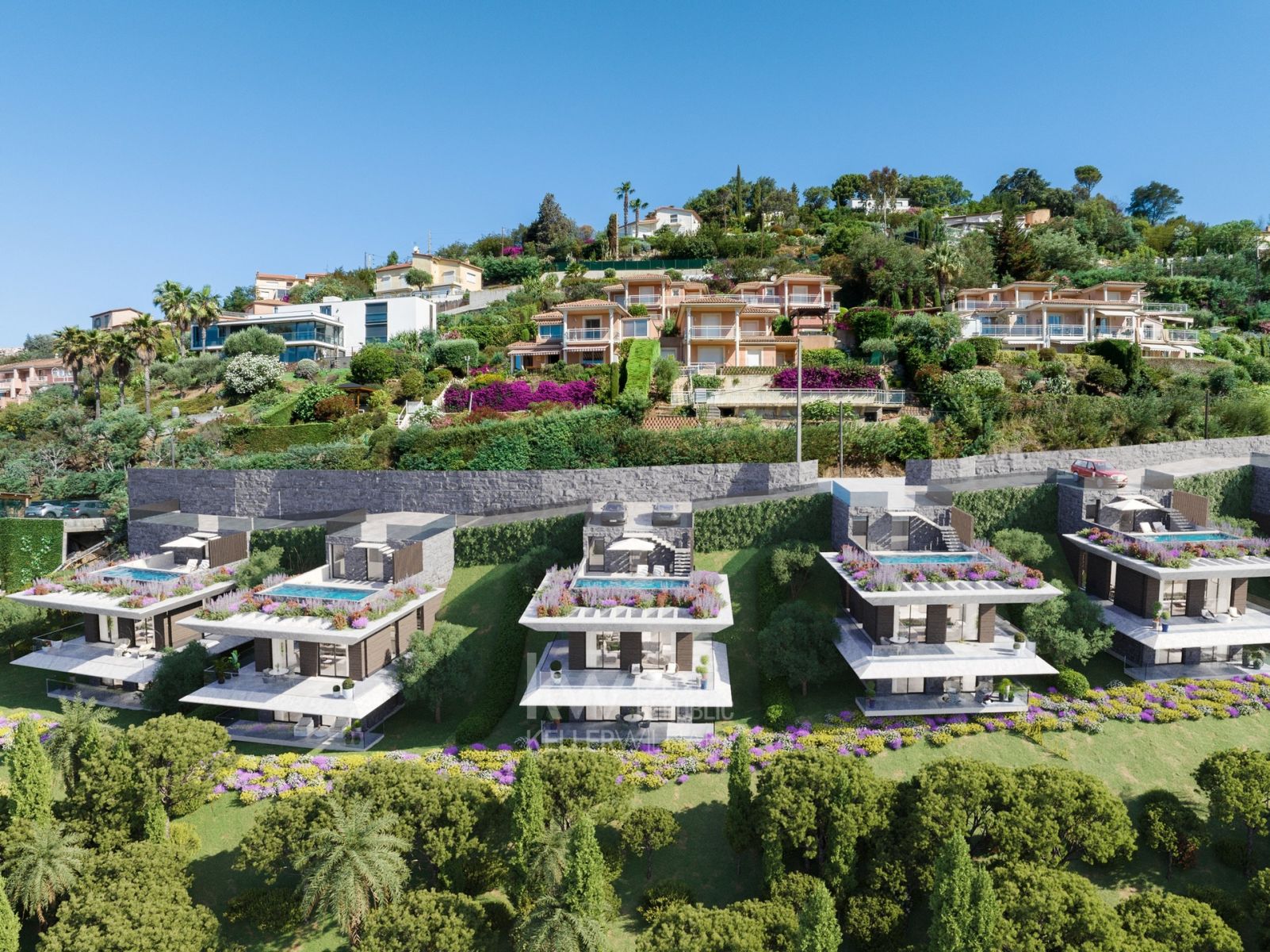 Prodej - Luxusní vila s bazénem na střeše  ve Francii na Azurovém pobřeží, obrázek č. 2
