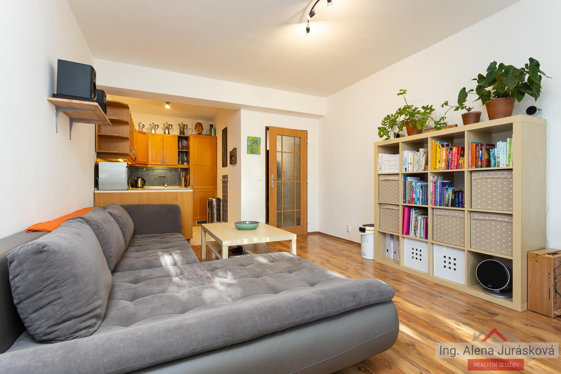 Pronájem bytu 2+kk o výměře 57 m2, balkon, sklep, garáž, Pražská,  Dolní Břežany, Praha západ