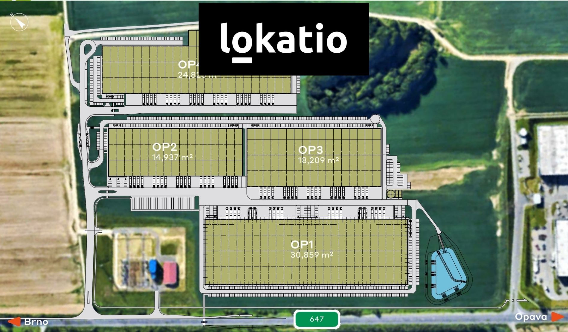 Pronájem - průmyslový areál: skladovací a výrobní prostory, logistický park Ostrava Poruba, obrázek č. 2